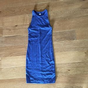 Blue tank dress